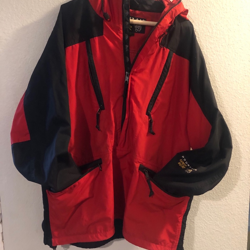 Mountain Hard Wear Man Jacket Sz L- Red & Black